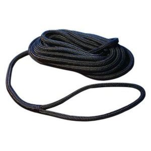 Færdig fortøjning flettet Sort 16mm x 15 mtr