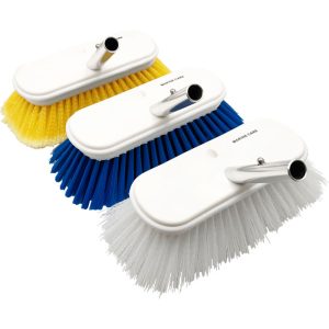 Børste i polyesterfibre hård hvid 20cm