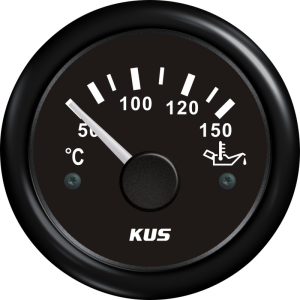 Ur, brændstof temperatur sort