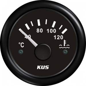 Ur, vand temperatur, sort