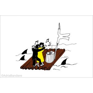 Fun flag,30x20, Dans om bord