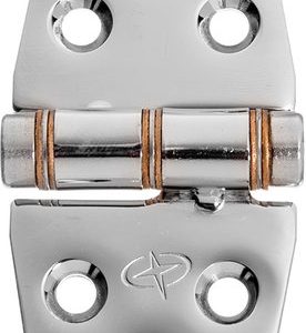 Roca friktionshængsel 38x76mm 6 skruehuller 180° AISI304