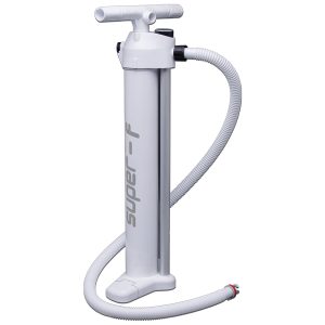 Super-F Håndpumpe med manometer til sup 2 bar 2x2100cc hvid