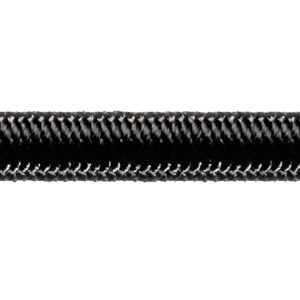 Robline elastik snor, 6mm Sort - 1 mtr