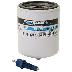 Quicksilver 18458Q4 Vandseparerende brændstoffilter med blå