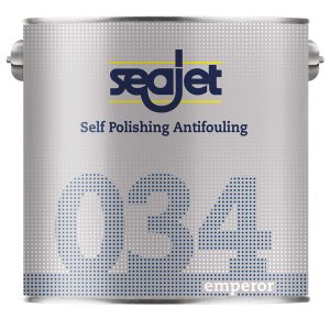 Seajet 034, Hybrid/hård bundmaling 2,5L, sort