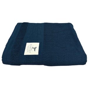MB SEA &SALT Badehåndklæder Frotté - Navy 180 x 100 cm