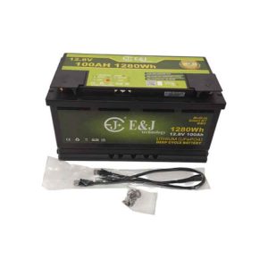 E&J LITHIUM Batteri 12V 100AH BT & HEAT (LiFePO4)