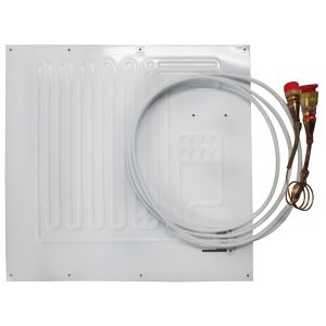 Isotherm plade fordamper 350 x 130mm med standard koblinger