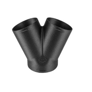 Y-connector - ø90mm og 2xø75mm