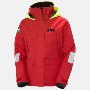 HH W Pier Jacket 4.0 - Alert red - XS