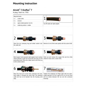 N-stik,han,coax,lodning,RG213